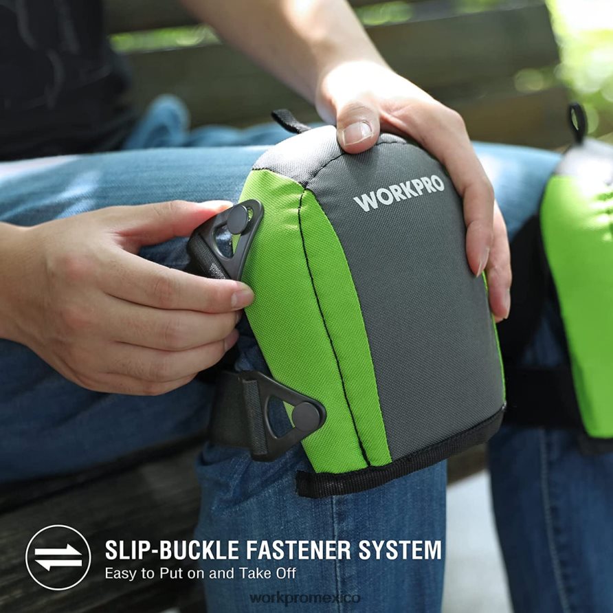 WORKPRO rodilleras para suelos de jardín con relleno de espuma útil herramienta V82RH2272