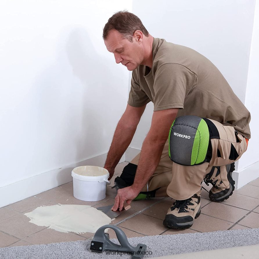 WORKPRO rodilleras para suelos de jardín con relleno de espuma útil herramienta V82RH2272