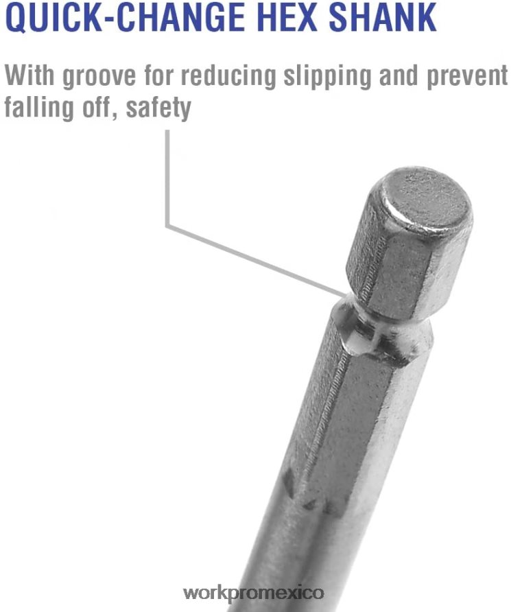 WORKPRO Juego de brocas de espada de 13 piezas en sae con bolsa de almacenamiento de nailon útil herramienta V82RH2211