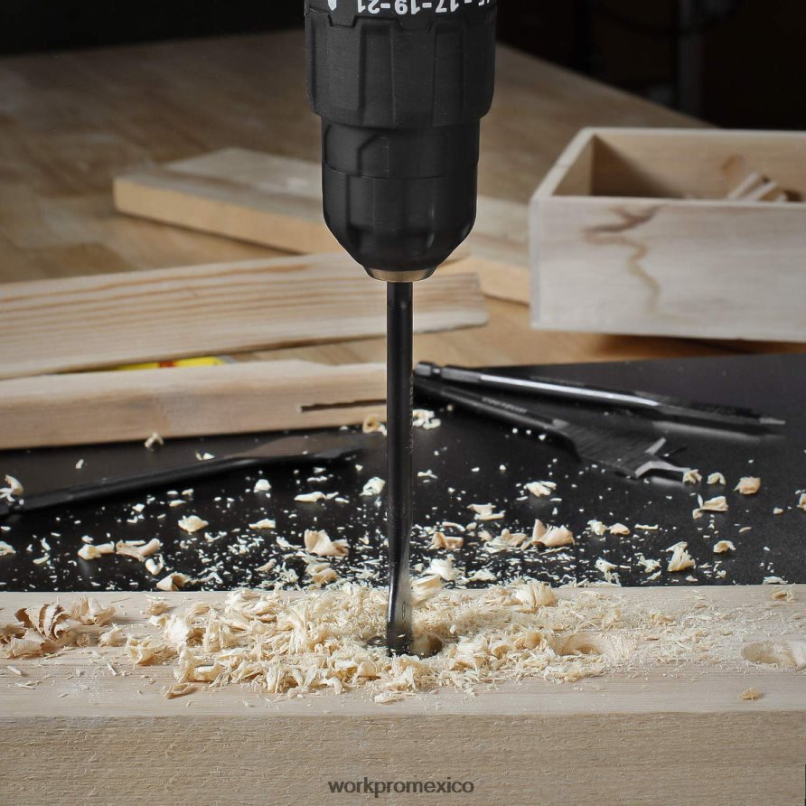 WORKPRO Juego de brocas de espada profesional de acero al carbono premium de 10 piezas útil herramienta V82RH2192