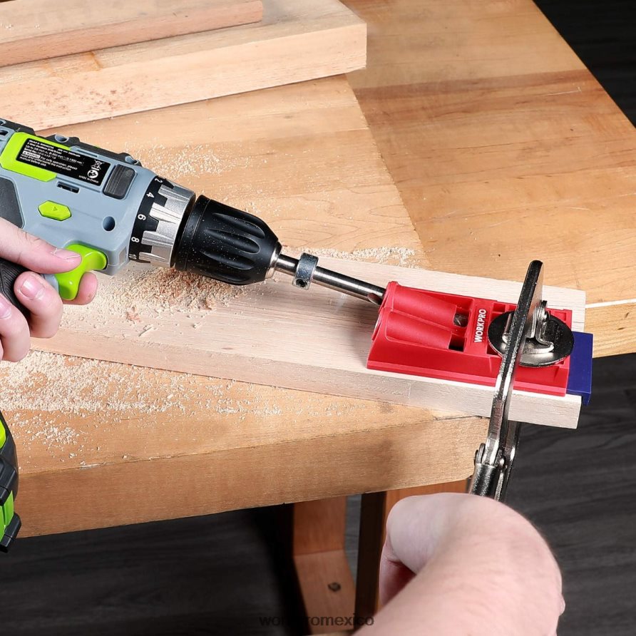 WORKPRO Tapones de plástico, destornillador cuadrado grueso, kit de plantilla para orificios de bolsillo moderno herramienta V82RH2201