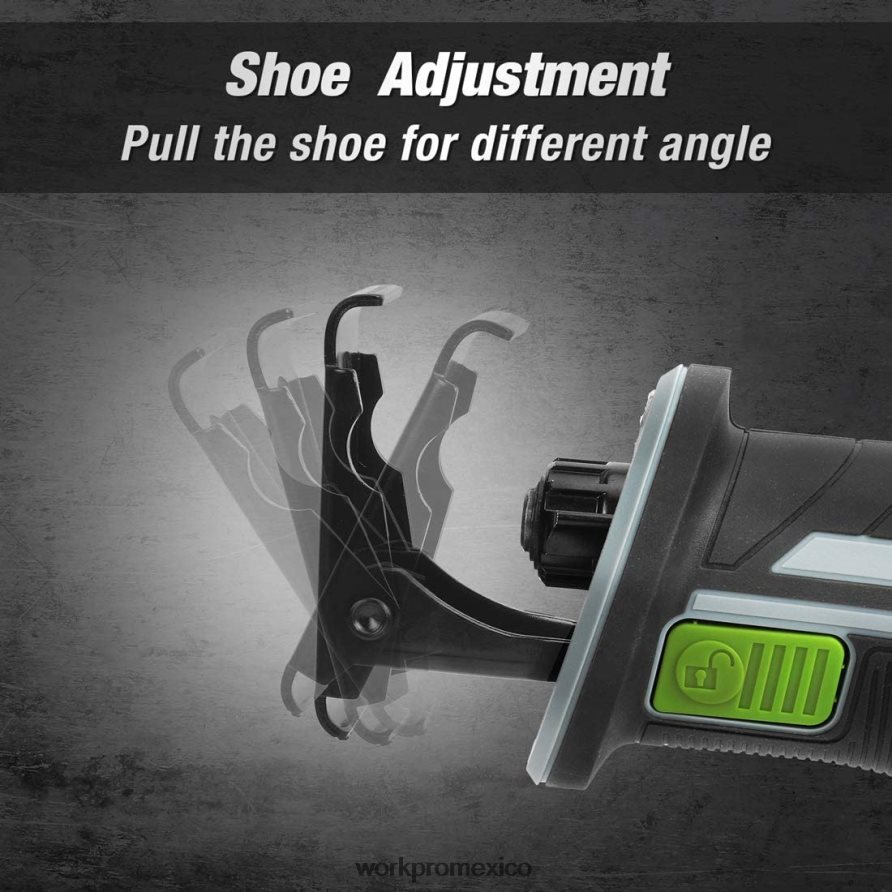 WORKPRO Sierra alternativa inalámbrica, 4 hojas de sierra para cortar madera y metal incluidas. nuevo herramienta V82RH2184