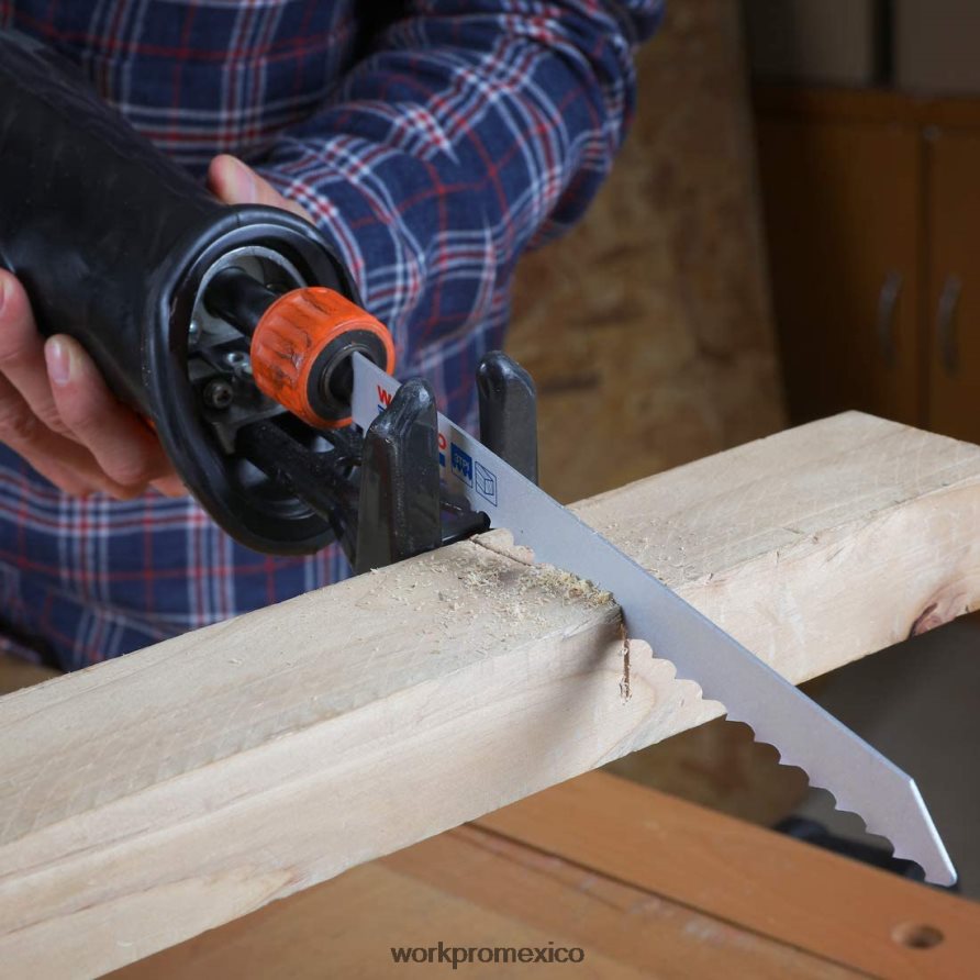 WORKPRO Juego de 32 hojas de sierra alternativa con bolsa organizadora útil herramienta V82RH2138