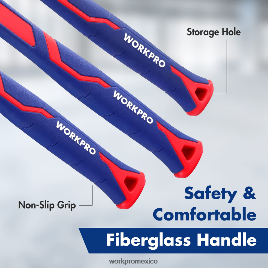 WORKPRO Juego de martillos de 5 piezas. moderno herramienta V82RH2136