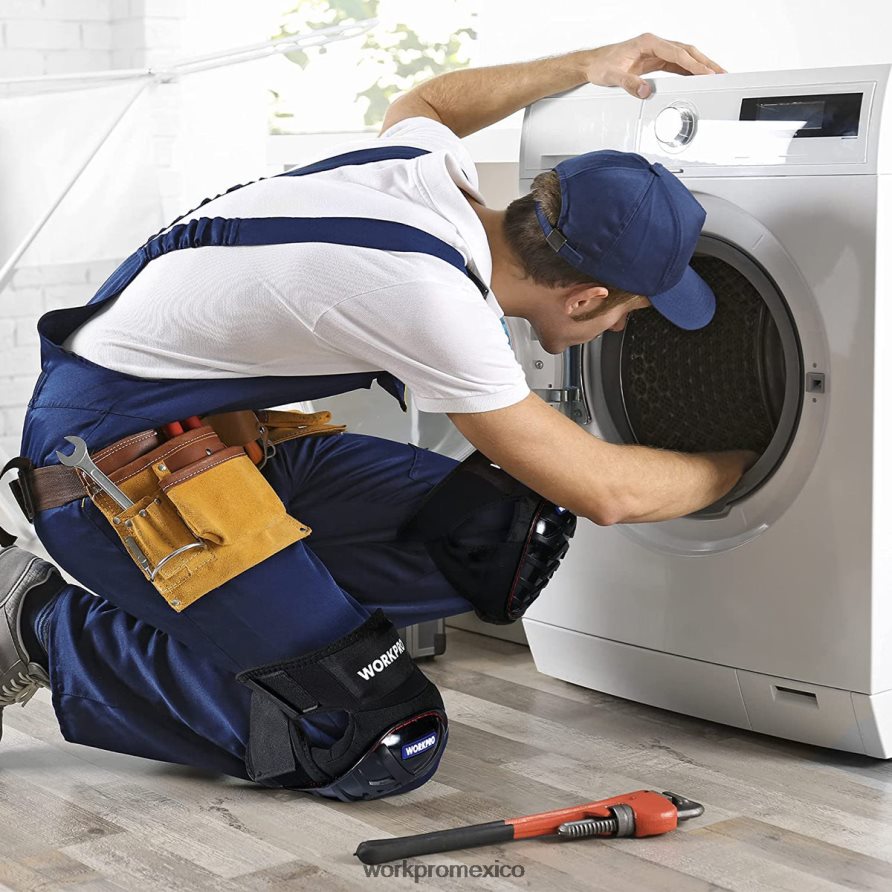 WORKPRO rodilleras de gel con correas antideslizantes, rodilleras profesionales para el trabajo moderno herramienta V82RH2129