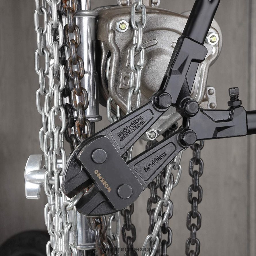 WORKPRO cortador de pernos, hoja de acero al cromo vanadio de 24 pulgadas para cortar cerraduras de almohadilla útil herramienta V82RH2160