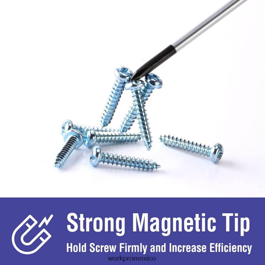 WORKPRO Juego de destornilladores magnéticos, 16 piezas de destornilladores de precisión Phillips ranurados Torx con magnetizador. nuevo herramienta V82RH298