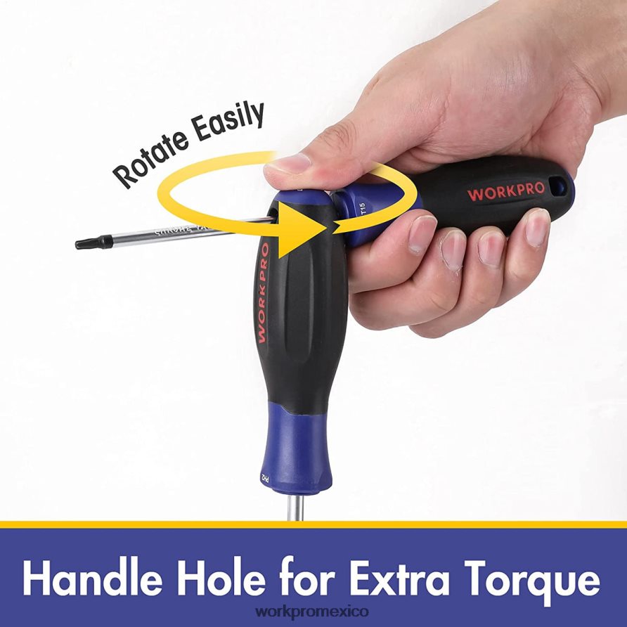 WORKPRO Juego de destornilladores magnéticos de 12 piezas con organizador plano para reparación de mecánica doméstica industrial nuevo herramienta V82RH299