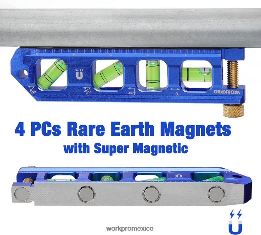 WORKPRO Nivel de flexión de conductos de 6,3 pulgadas. útil herramienta V82RH2108