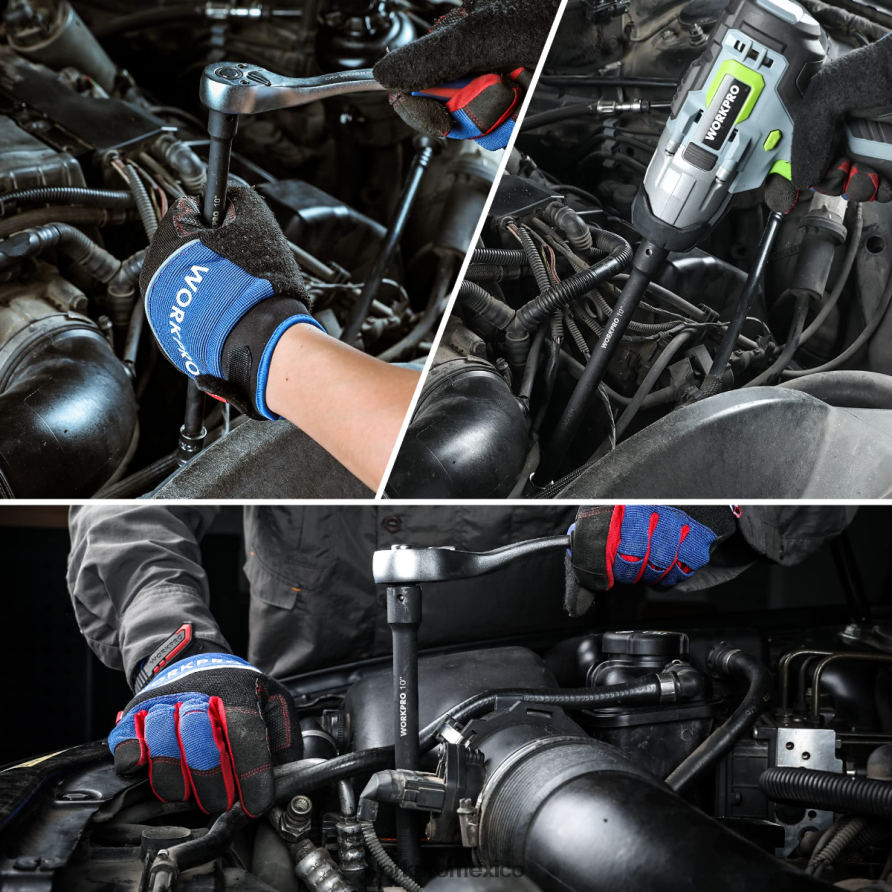 WORKPRO Juego de barras de extensión de controlador de impacto de 9 piezas moderno herramienta V82RH2141