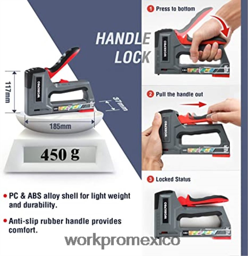 WORKPRO Juego de taladro inalámbrico de 12v, pistola grapadora 6 en 1, juego de destornilladores magnéticos de 8 piezas y pistola de pegamento termofusible inalámbrica rosa herramienta V82RH2313