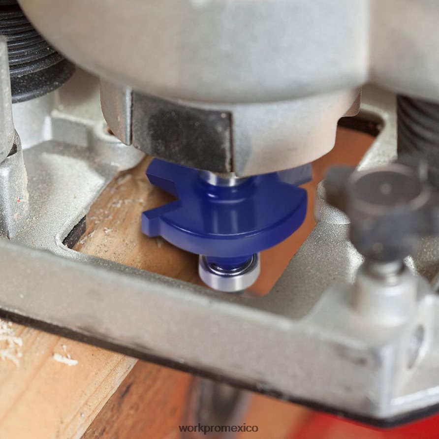 WORKPRO Juego de brocas para enrutador de 15 piezas, brocas para enrutador de carburo de tungsteno con vástago de 1/4 de pulgada moderno herramienta V82RH2130