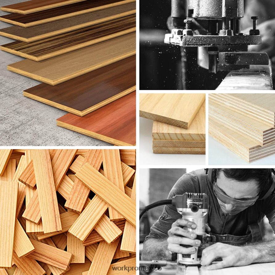 WORKPRO Juego de brocas para enrutador de 15 piezas, brocas para enrutador de carburo de tungsteno con vástago de 1/4 de pulgada moderno herramienta V82RH2130